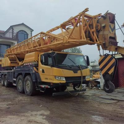 China 80 Ton Truck Crane with Telescopic Hydraulic Arm in 2018 and 2001-4000 Working Hours for sale