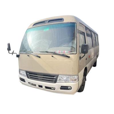 China Euro 3 Emission Standard Used Toyota Coaster Bus 30 Seater with Engine Capacity 4L for sale