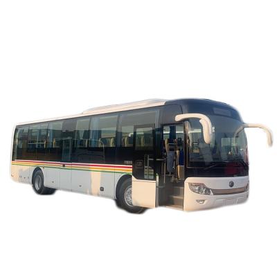 China Highly Refurbished Luxury Coach Bus 62 Seats Used Bus with Manual Transmission for sale