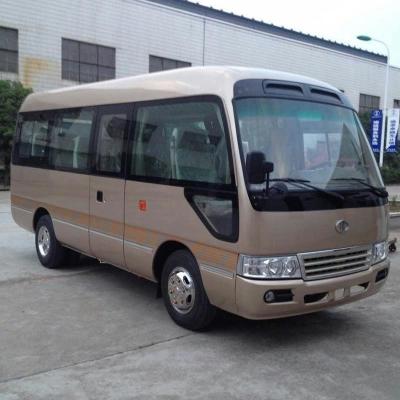 Chine Modèle 19 sièges RHD Mini Coaster Bus de passagers 70L réservoir d'huile 7.00R16 pneus prêts à expédier à vendre