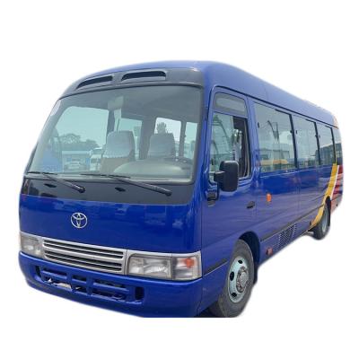 China 30-Seater Diesel Toyo Ta Coaster Mini Bus with Luxury Design and Fuel Efficiency for sale