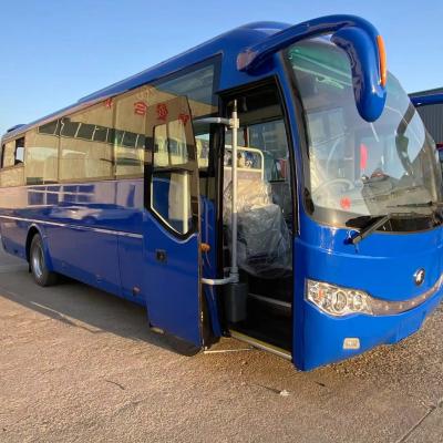 China 45 Seater Used Bus Sale 40 Seater Coach Buses Left Hand Drive and Leaf Spring Suspension for sale