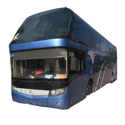 China 11m Used Double Decker Buses with 60 Seats and Left Side Steering Wheel at Affordable for sale