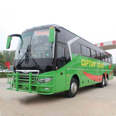 China Autobuses de lujo con 75 1 1 asientos y chasis de suspensión de resorte de múltiples hojas en venta