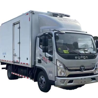 China Foton Refrigerated Truck For Fresh Live Fish And Frozen Products Custom's Requirement en venta