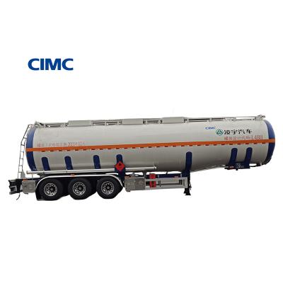 중국 CIMC LINYU 48000 50000Liter Fuel Tank Trailer 3 Axle 48m3 Aluminum Alloy Semi Trailer 판매용