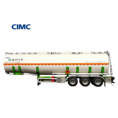 China CIMC Fuel Tank Crude Palm Oil 3 Axle Cooking Oil Tanker Semi Trailer With Alloy Tank for sale