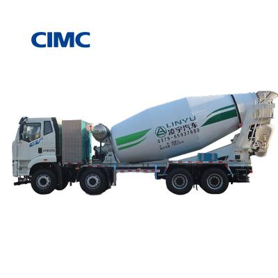 China Mixing with CIMC LINYU 16cbm Electric Self Loading Mobile Concrete Cement Mixer Truck en venta