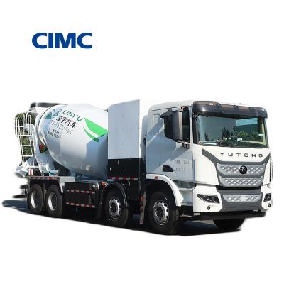 China 380kw CIMC LINYU 10 m3 Electric 8x4 Self Loading Mobile Concrete Mixer Truck for Mixing en venta