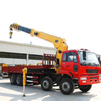 China 10 Ton Telescopic Boom Truck Mounted Crane and with Outrigger Span of 2280-5580mm en venta