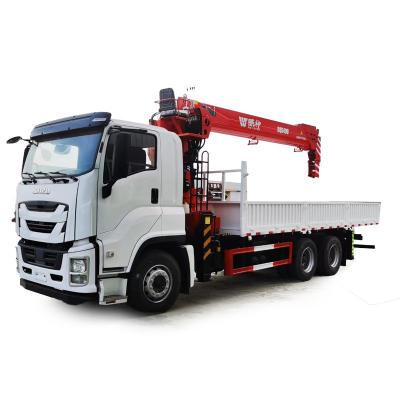 China High Operating Efficiency 12 Ton 16 Ton Telescopic Folding Boom Truck Mounted Crane en venta