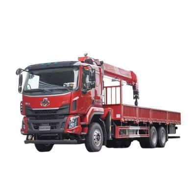 China 14 Ton Mobile Truck Mounted Crane With WEICHAI Engine And 30T.M Rated Lifting Moment for sale