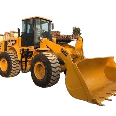 China 6 Ton Cat 966G Front End Used Caterpillar Wheel Loaders Good Condition Original Engine Te koop