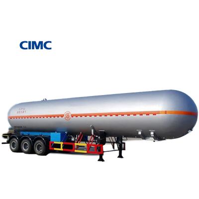 China Peso total Aproximadamente 34000kg CIMC LINYU Cisterna de GLP Semirremolque para el transporte de gas Beneficio en venta