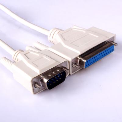 China Electronics Products MODEM CABLE RS232 DB9M / DB25F for sale