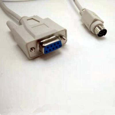 China COMPUTER DIN6M To Female Serial Cable DB9 RS232 Null Modem Cable for sale