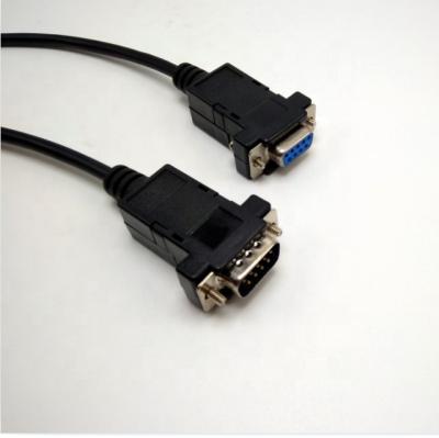 China 6FT COMPUTER Serial Cable DB9M TO DB9F ASSEMBLE WITH Short Screws for sale