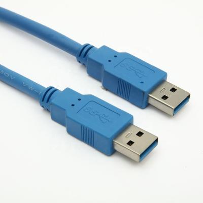 China Camera Version 3.0 USB Cable AM ​​to AM Black or Blue Jacket for sale