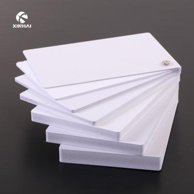 China Strong& Durable OEM ODM Backed High Density Plastic Sheet PVC Foam Sheet Laminated PVC Foam Board for sale