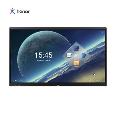 China Aluminum Alloy Frame 65 Inch Multi Touch Screen LED Interactive Flat Panel Monitor For Education for sale