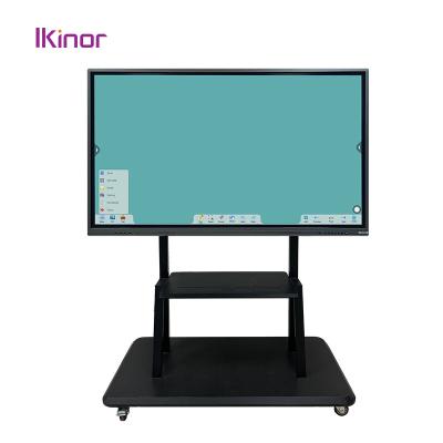 China Ikinor Wholesale 86 Inch 4K LCD Touch Screen Monitor All In One 86 Inch Interactive Whiteboard Smart Board for sale