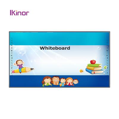 China sustainable & IKinor IR Stable Educational Equipment 82 Inch Digital Smart Whiteboard Interactive Whiteboard Prices for sale