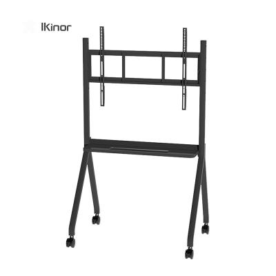 China Universal Office/School/Hospital Easy Installation /Warehouse Ikinor Touch TV Floor Stand Cart TV Cart with Wheels for Office Equipment for sale