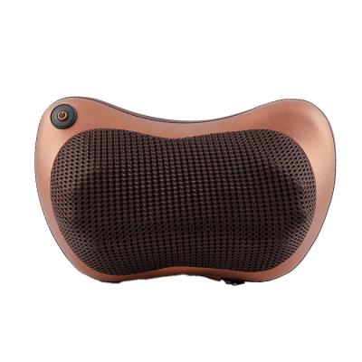 China Electric Back Neck Massager Shiatsu Car Rest Relaxation and Home Lumbar Full Body Bed Table Travel Massage Cervical Pillow for sale