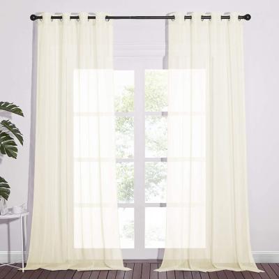 China High quality blackout gauze translucent curtains for living room, European style gauze sheer curtains for sale