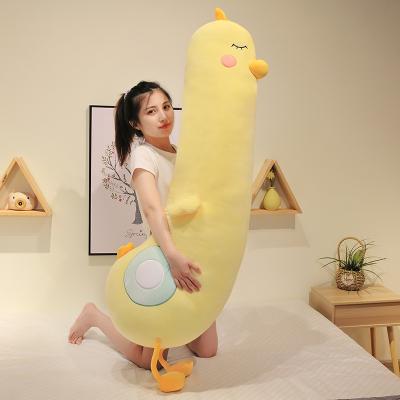 China Anti-static, Cute And Superb Cartoon Plush Pillow Short Soft 100% Cotton Long Down Pillow For Pregnant Women for sale