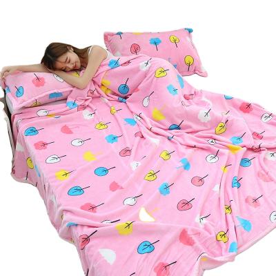 China PORTABLE Wholesale Velvet Thick Warm Blanket,Girl Heart Pink Flannel Accept Custom Blanket For Bedroom for sale