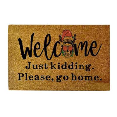 China American Halloween Gift Washable Mats , Special Door Mats For Decoration Holidays for sale