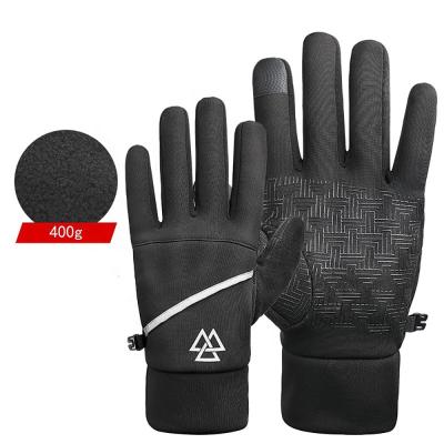 China Thoughtful Design WHEEL UP Warm Full Touch Screen Heating Cycling Gloves Finge Skir Cycling Winter Gloves for sale