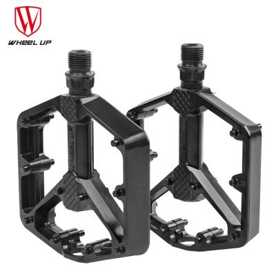 China Ultralight WHEEL UP Cheap Factory Price Aluminum Alloy 2 DU Pedal Big Bicycle Pedals For MTB Bike for sale