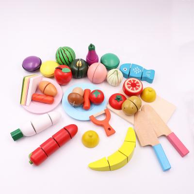 China Small Quantities Eco-Friendly Material Acceptable Wooden Children Pretend Play Earlier Education Kitchen Toys for sale