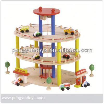 China Wholesale Wooden Garage Toys Kids Toys Parking Lot Toys for sale