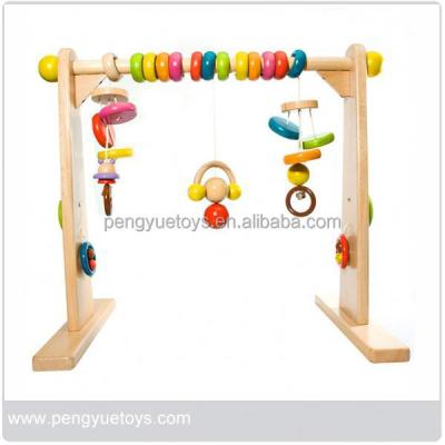 China Schima superba wooden baby swing bell for children for sale