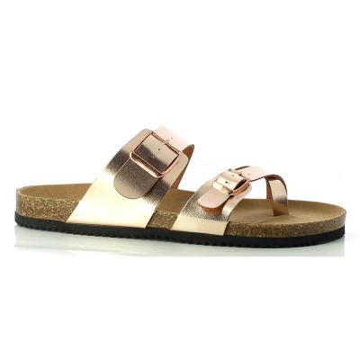 China Fashion Trend Women's Flip Flops Summer Cork Slippers Beach Sandals for sale