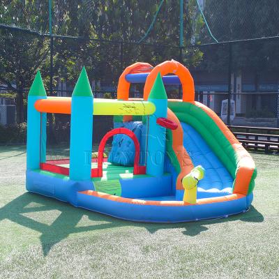 China Amusement Park Mall School Factory Inflatable Bounce House Bouncer Air Jumping Bouncy Castle For Kids Play Game for sale