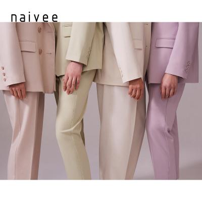 China multiple colors ladies OL loose women ninth style anti-wrinkle naivee spring series quality pants worsted pants for sale