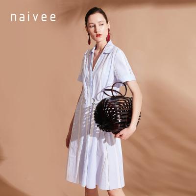 China Naivee Breathable 2020 New Elegant Evening Formal Loose Dresses For Women for sale