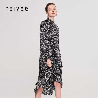 China Breathable Naivee Vintage Hot Selling Fashionable Women Dress For Party Wear for sale