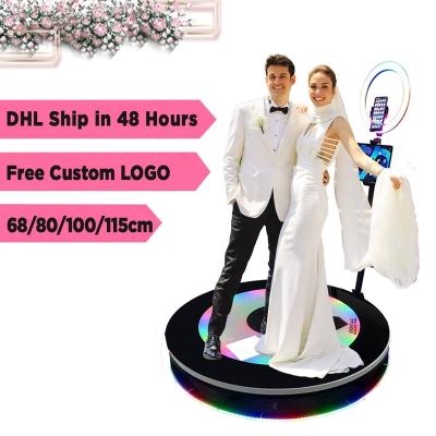 China Large Party 360 Photo Booth 115Cm Auto Photo Booth Available Stock Video 4-8 With Great Price for sale