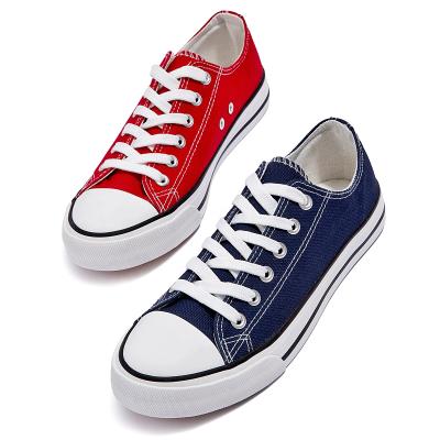 China Round Women's Casual Walking Running Shoes Fashion Sneakers White Canvas Shoes For Women Tennis Shoes for sale