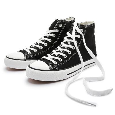 China 2020 Latest Fashion High Top Sneakers Breathable White Canvas Shoes For Women Ladies Woman Casual Canvas Shoes for sale