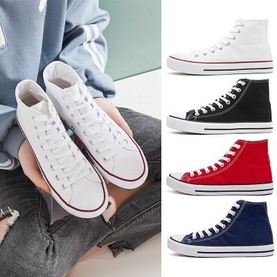 China New Design Women Sneakers High Top Sneaker Custom Logo Canvas Sneakers Casual Sport Shoes With Great Price for sale