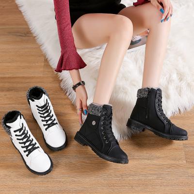 China New Design Fall Winter Anti-slippery Boots For Women Leather Hiking Boots Woman Snow Boots Women Ankle Boots Shoes With Great Price for sale