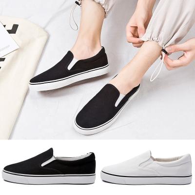 China 2021 fashion trend custom men's fashion sneakers spring summer men fashion canvas casual shoes slip on loafers for sale