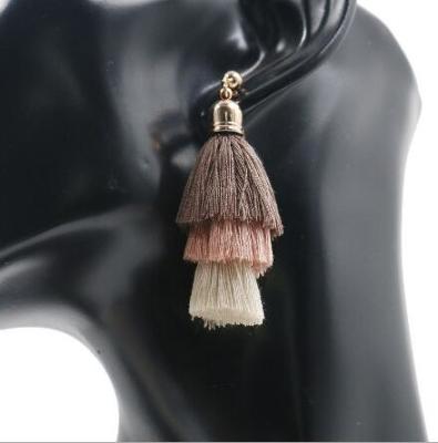 China Tassel Earrings for ladies hot sell alloy tassel earrings for sale