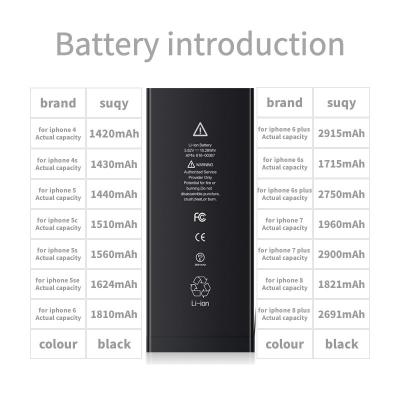 China High Quality Original Cellphone OEM Factory Mobile Phone Battery For Iphone8 6plus 7plus 8plus 5 6 7 8 0 Cycle Brand New Custom Micro-labe for sale